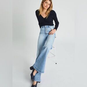 ROLLA'S Light Blue High-Rise Flare Jeans